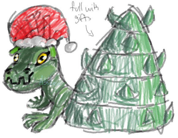 rough colored sketch